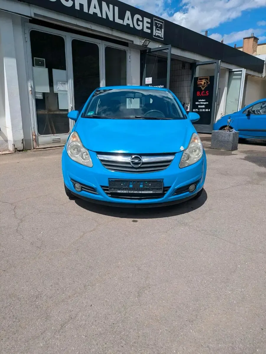 Gebraucht Opel Corsa 80 PS (58 kW) 2007 Blau Kleinwagen