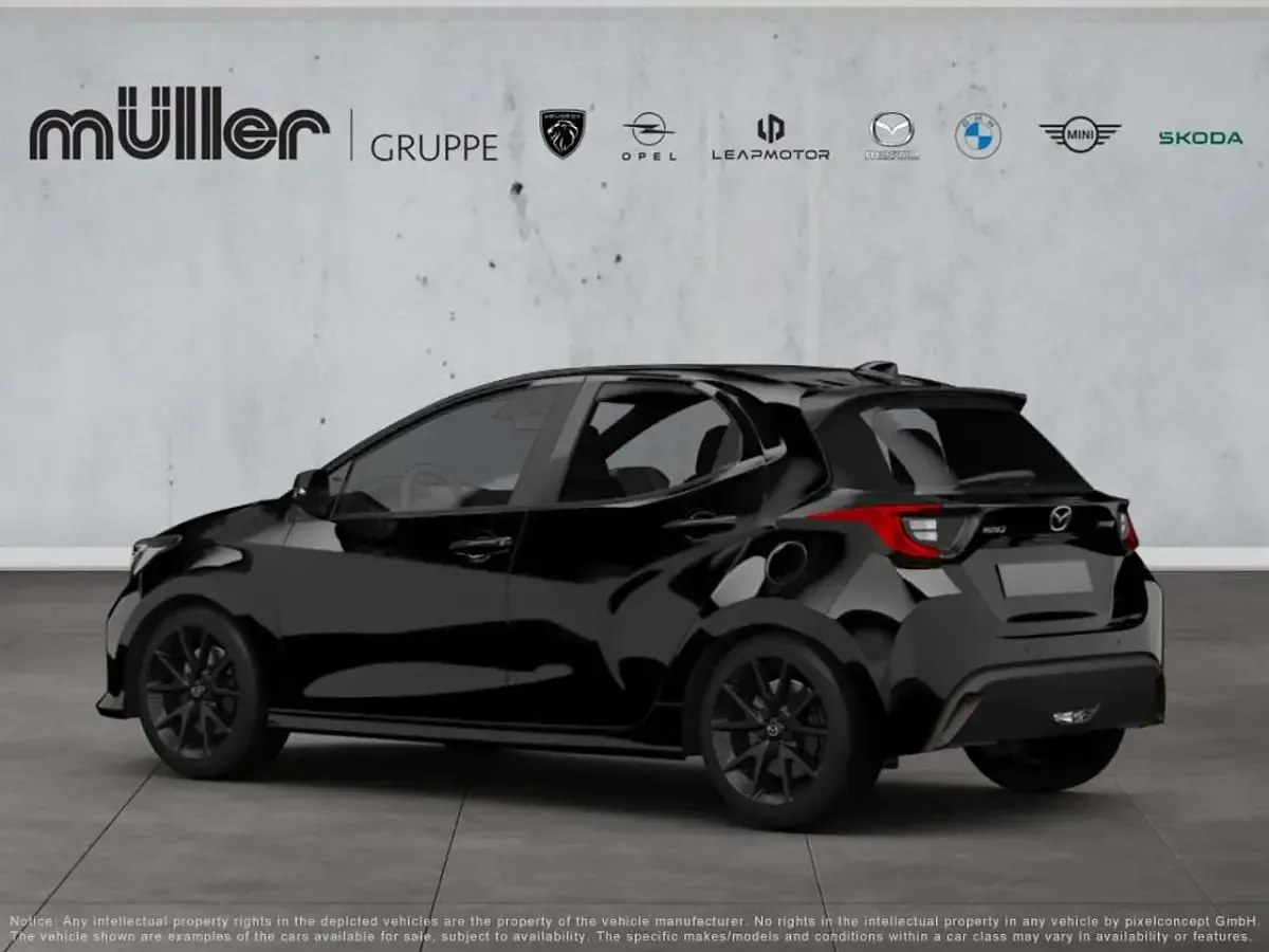 Neu Mazda 2 Exclusive-Line 116 PS (85 kW) 2026 Schwarz Kleinwagen