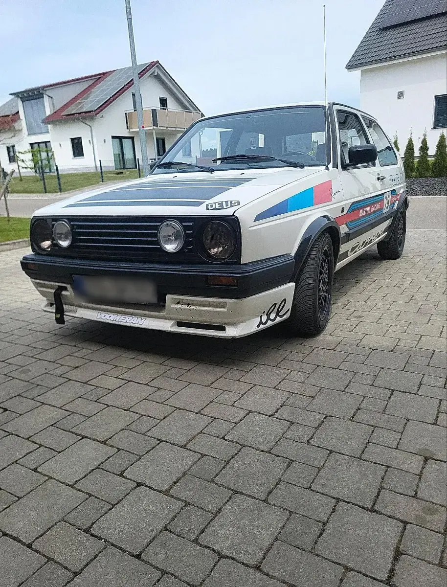Gebraucht VW Golf II 54 PS (39 kW) 1990 Weiß Kleinwagen