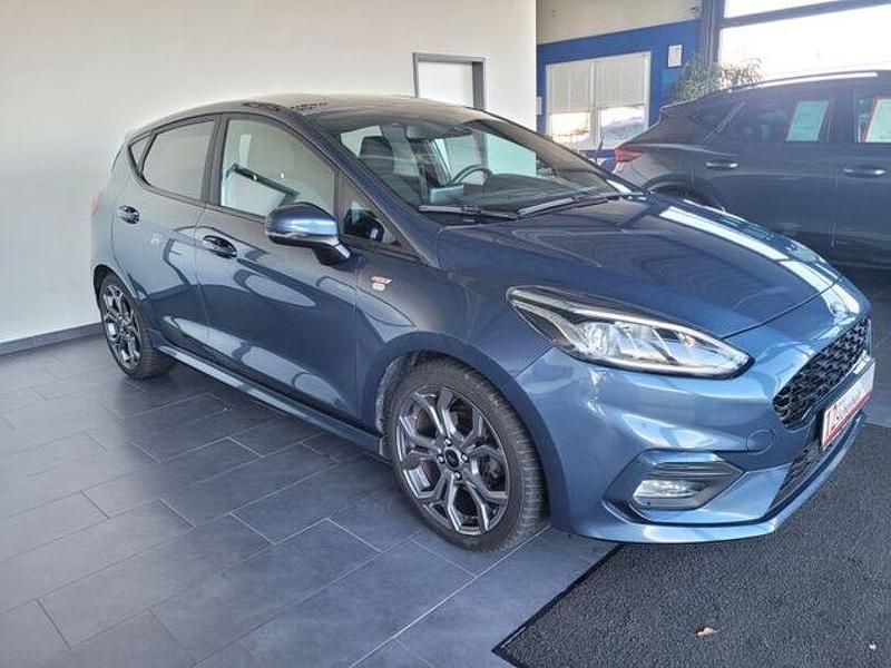 Gebraucht Ford Fiesta ST-Line 101 PS (74 kW) 2018 Blau Kleinwagen
