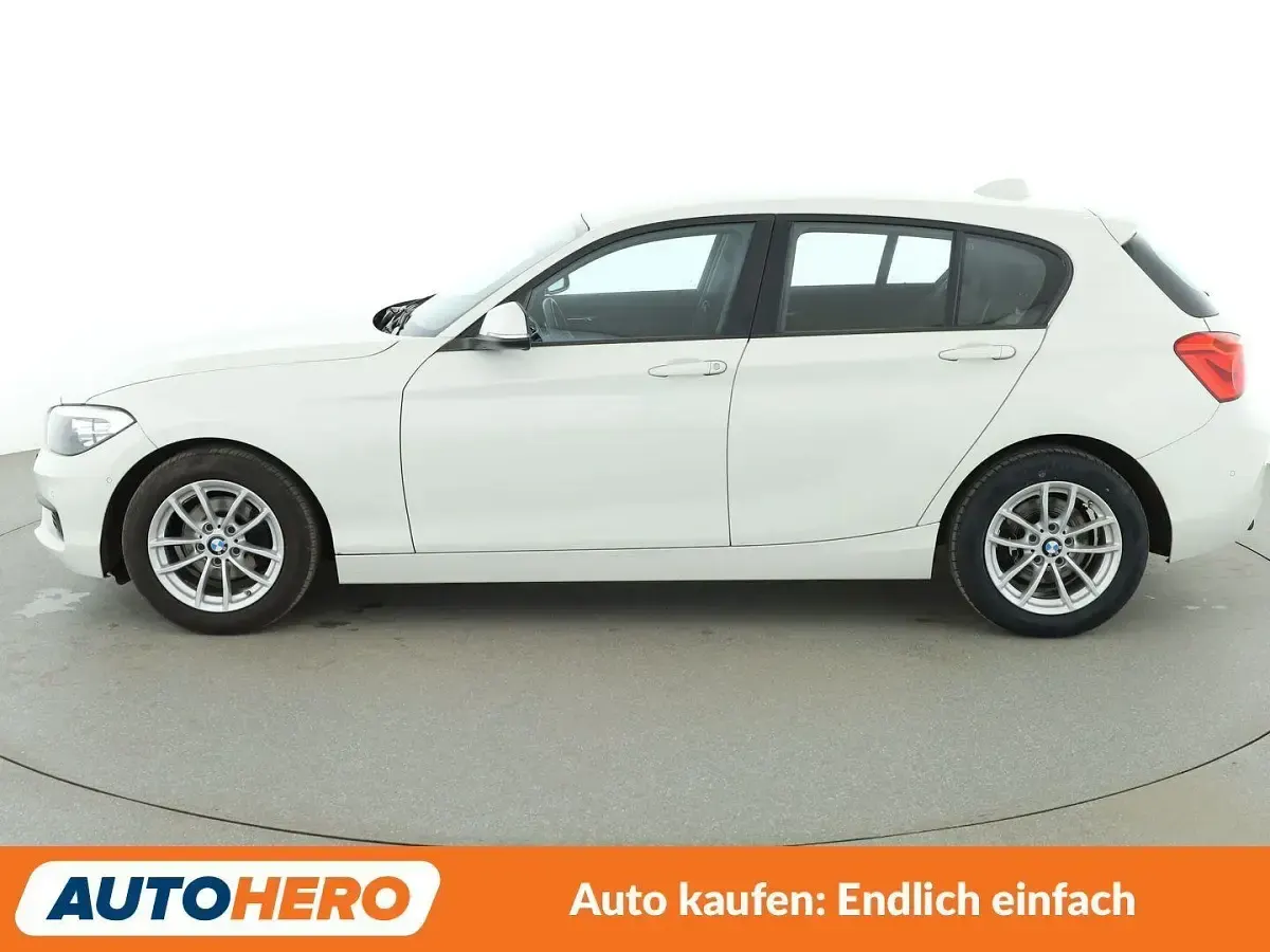 Gebraucht BMW 116 Advantage 109 PS (80 kW) 2016 Weiß Kleinwagen