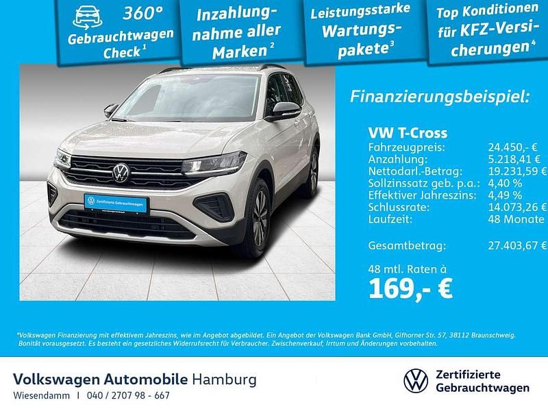 Ascotgrau Gebraucht 2024 VW T-Cross Goal SUV | 24.450 € (Superpreis) - Bild 1/3