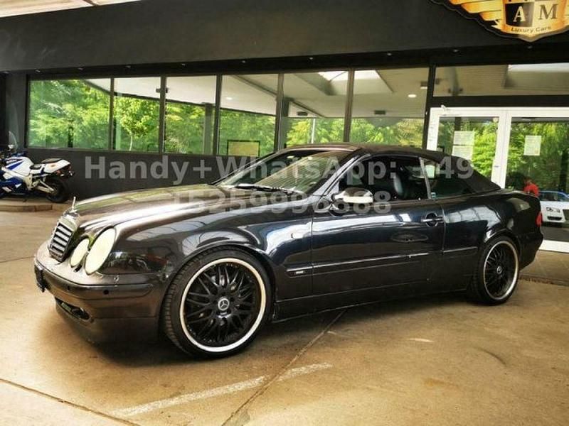 Gebraucht Mercedes CLK320 218 PS (160 kW) 1998 Schwarz  unilack Cabrio
