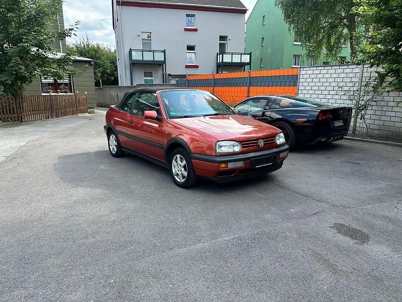 Rot Gebraucht 1997 VW Golf Cabriolet Cabrio | 3.000 € (Fairer Preis) - Bild 1/4