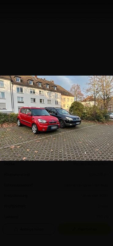 Gebraucht Kia Soul 130 PS (95 kW) 2010 Rot SUV