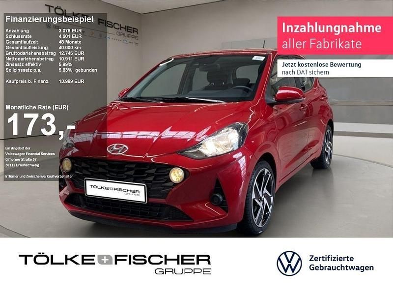 / mineraleffekt lackierung (metallic) Gebraucht 2023 Hyundai i10 Trend Kleinwagen | 13.989 € (Superpreis) - Bild 1/4