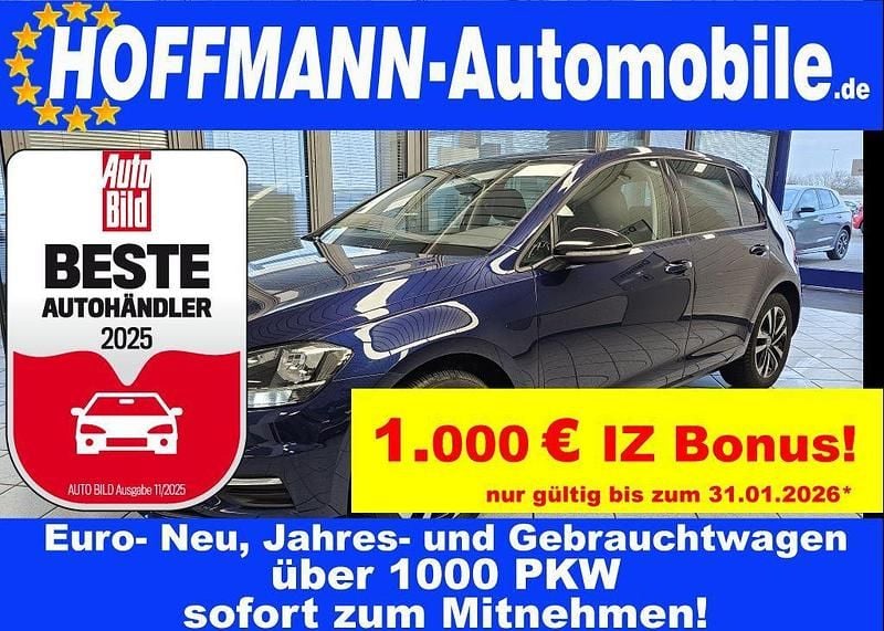 Atlanticblueperl. Gebraucht 2019 VW Golf IQ Drive Limousine | 15.600 € (Guter Preis) - Bild 1/4