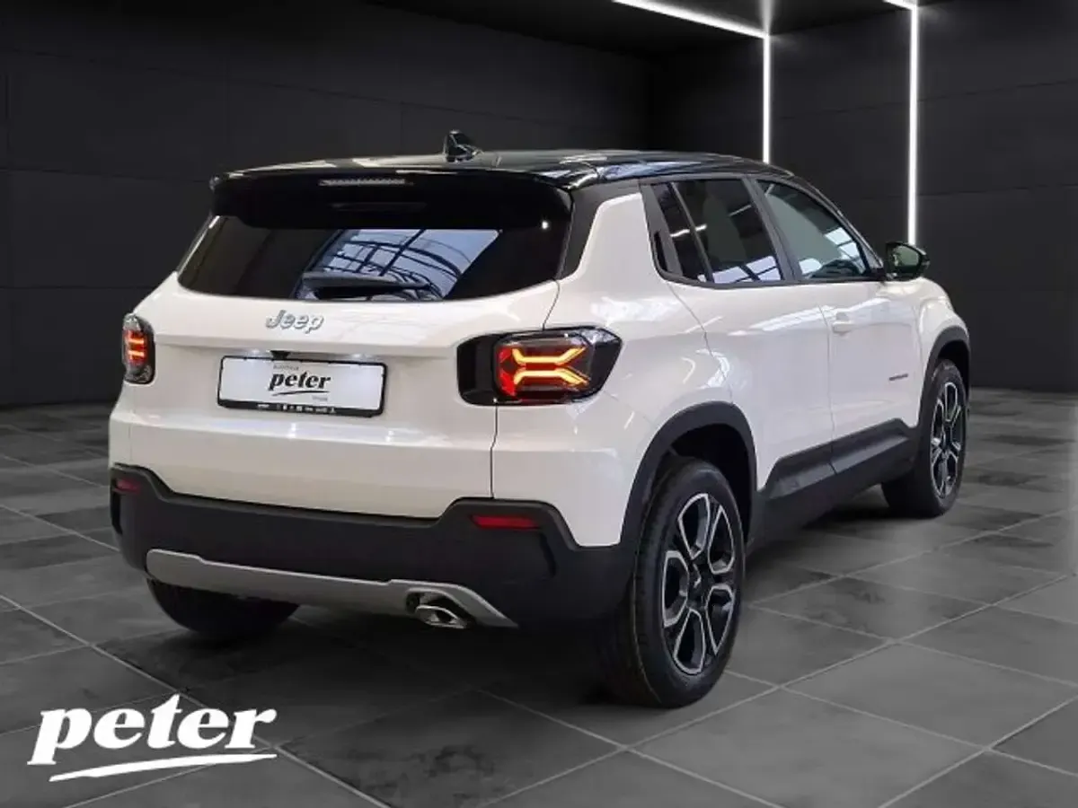Neu Jeep Avenger Summit 110 PS (80 kW) 2025 Snow white/ dach schwarz SUV