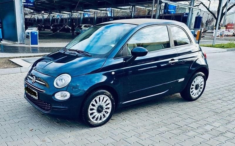 Blau Gebraucht 2020 Fiat 500C Lounge Cabrio | 16.900 € (Etwas zu teuer) - Bild 1/4