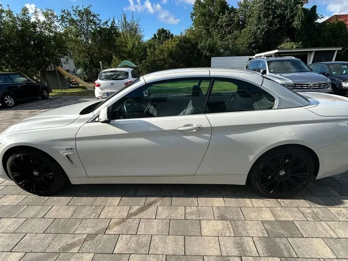 Gebraucht BMW 420 Cabriolet Sport Line 184 PS (135 kW) 2014 Weiß Cabrio