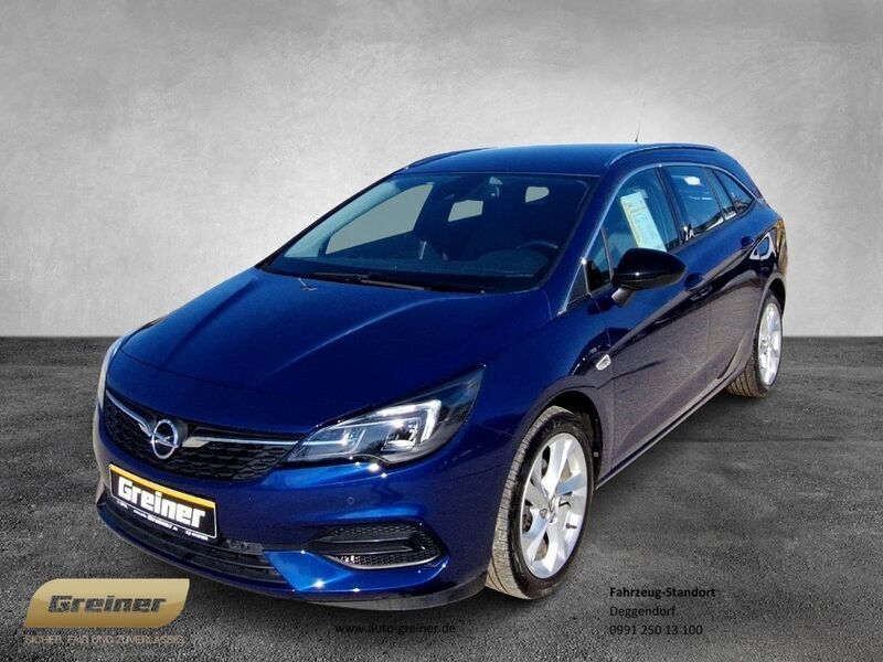 Blau Gebraucht 2022 Opel Astra Elegance Kombi | 17.990 € (Fairer Preis) - Bild 1/4