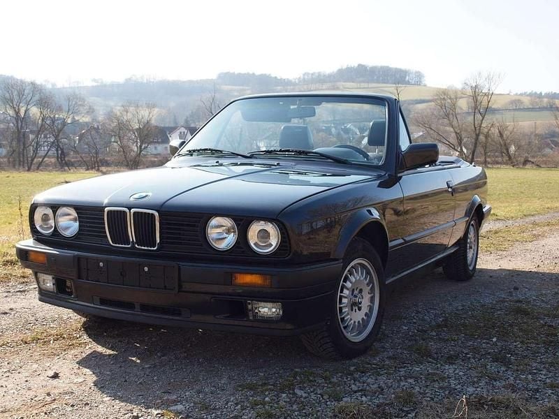 Gebraucht BMW 325 Cabriolet 170 PS (125 kW) 1991 Dieamantschwarz metallic Cabrio