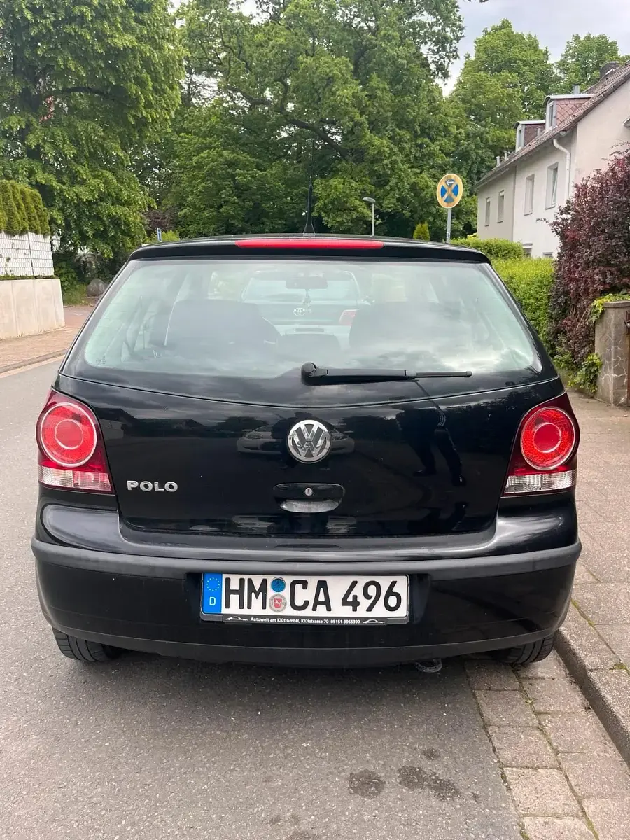 Gebraucht VW Polo 60 PS (44 kW) 2008 Schwarz Kleinwagen