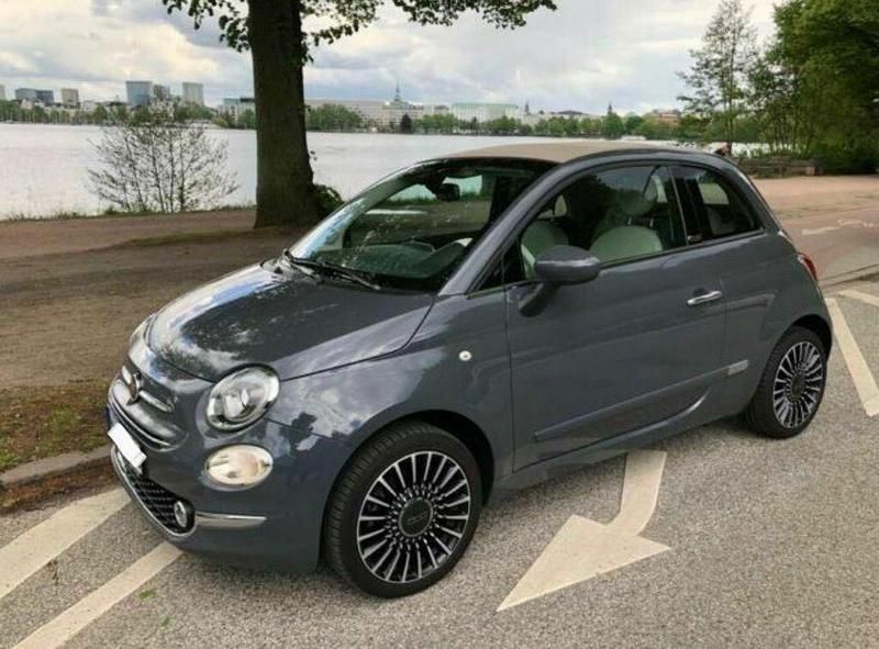 Grau Gebraucht 2015 Fiat 500C Lounge Cabrio | 8.900 € (Guter Preis) - Bild 1/4