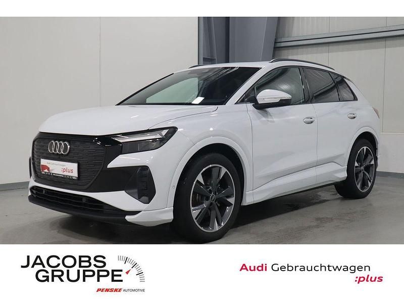Gletscherweiß metallic Gebraucht 2022 Audi Q4 e-tron Advanced SUV | 30.970 € (Teuer) - Bild 1/4