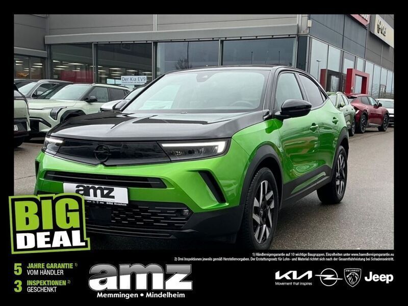 Matcha green/ikone gruen Gebraucht 2022 Opel Mokka-e GS Line SUV | 16.980 € (Superpreis) - Bild 1/4