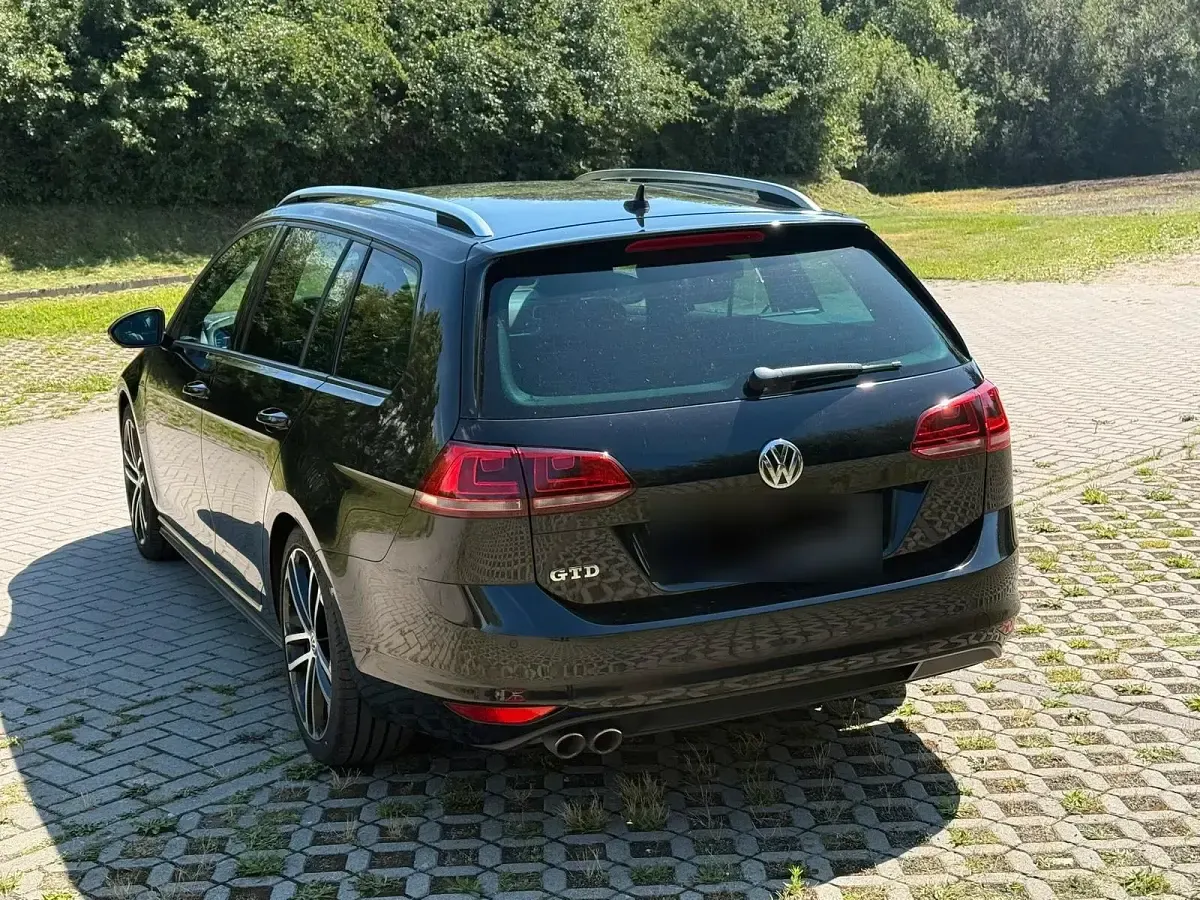 Gebraucht VW Golf VII GTD 184 PS (135 kW) 2015 Schwarz Kombi
