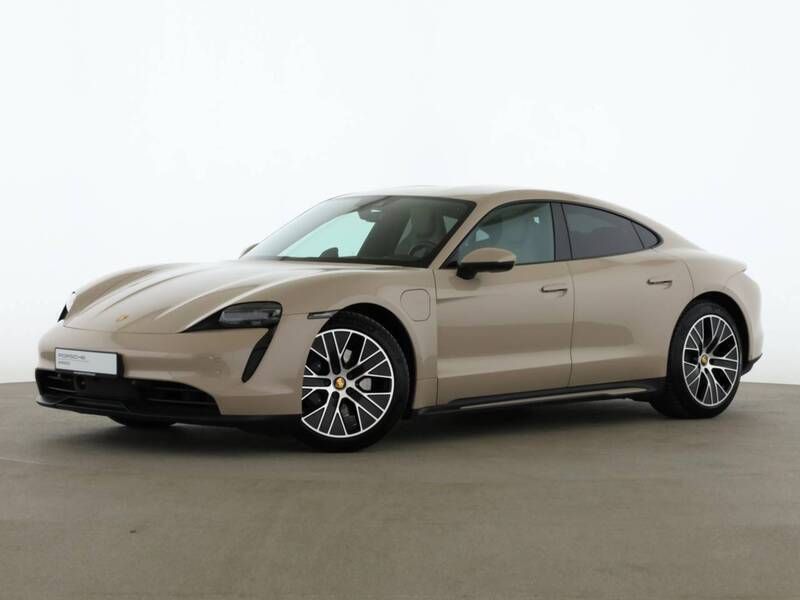 Coffeebeigemetallic Gebraucht 2021 Porsche Taycan Performance Package Limousine | 63.900 € (Etwas zu teuer) - Bild 1/4