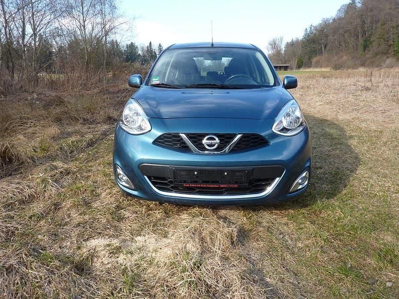 Gebraucht Nissan Micra Acenta 80 PS (58 kW) 2015 Blau Kleinwagen