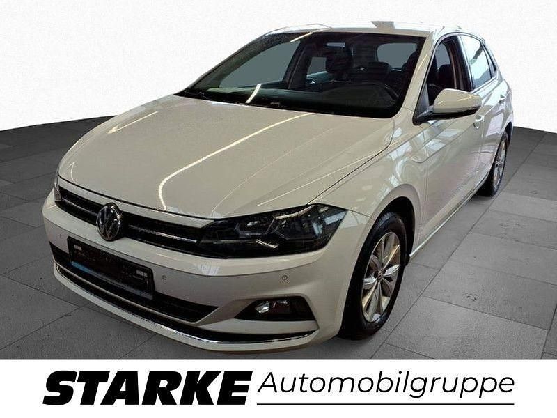 Gebraucht VW Polo Highline 95 PS (69 kW) 2019 Weiß Kleinwagen