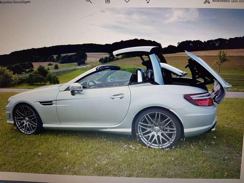 Gebraucht Mercedes SLK350 306 PS (225 kW) 2011 Silber Cabrio