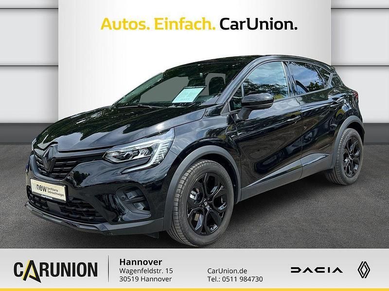 Black pearlschwarz Gebraucht 2022 Renault Captur Iconic SUV | 19.975 € (Fairer Preis) - Bild 1/4
