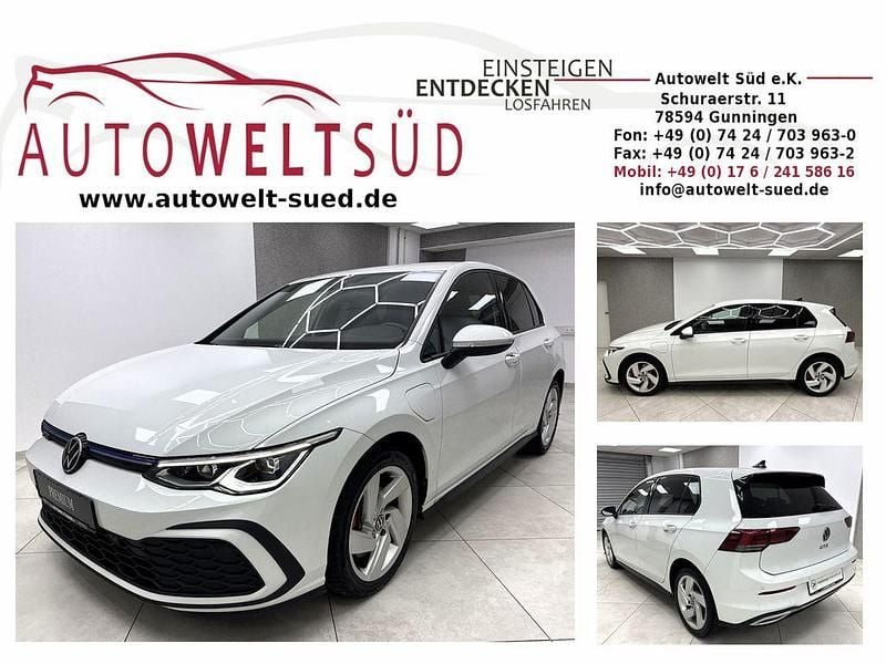 Pure white Gebraucht 2021 VW Golf VIII GTE Limousine | 23.450 € (Guter Preis) - Bild 1/4