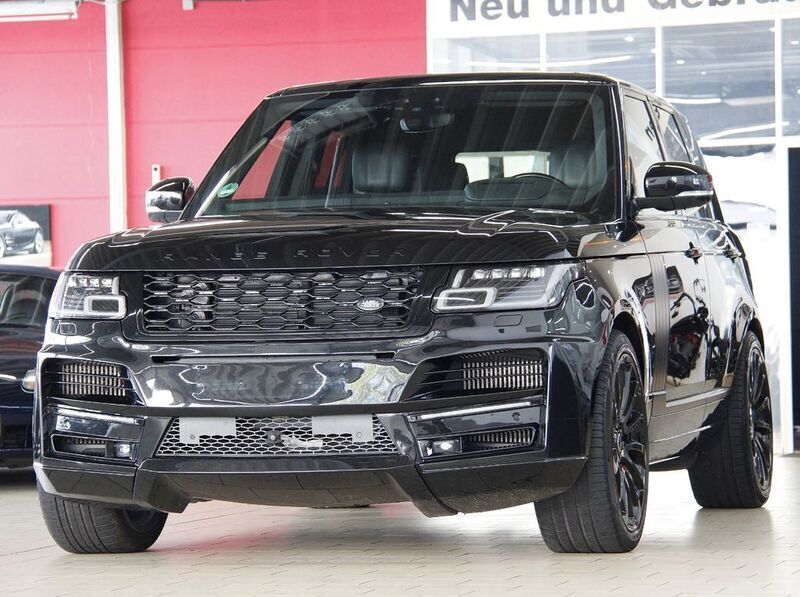 Santoriniblack (metallic) Gebraucht 2018 Land Rover Range Rover SUV | 59.850 € - Bild 1/4