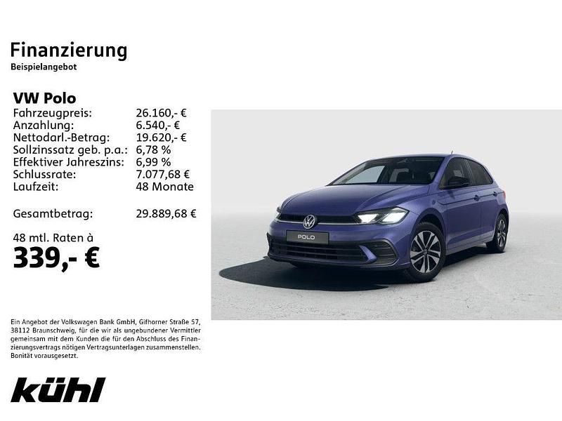 Ny VW Polo 80 HK (58 kW) 2025 Lilla Sedan