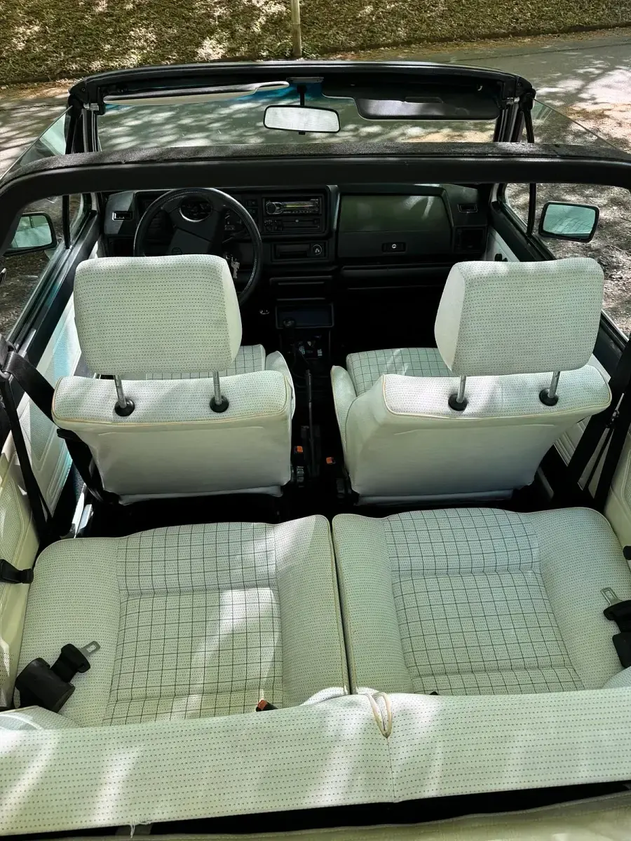 Gebraucht VW Golf Cabriolet 98 PS (72 kW) 1990 Weiß Cabrio