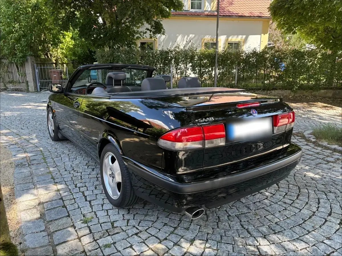 Gebraucht Saab 9-3 131 PS (96 kW) 1999 Schwarz Cabrio