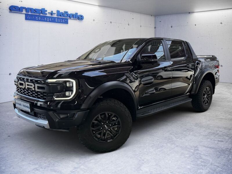 Absolute black metallic (metallic) Gebraucht 2023 Ford Ranger Raptor Abholung | 57.990 € (Fairer Preis) - Bild 1/4