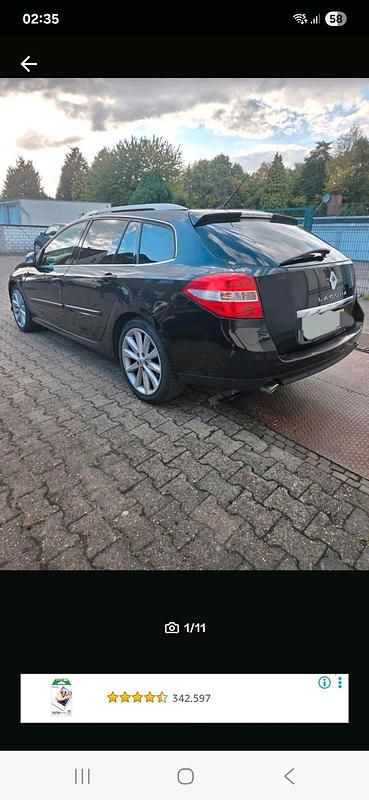 Schwarz Gebraucht 2008 Renault Laguna III Kombi | 1.990 € (Guter Preis) - Bild 1/4