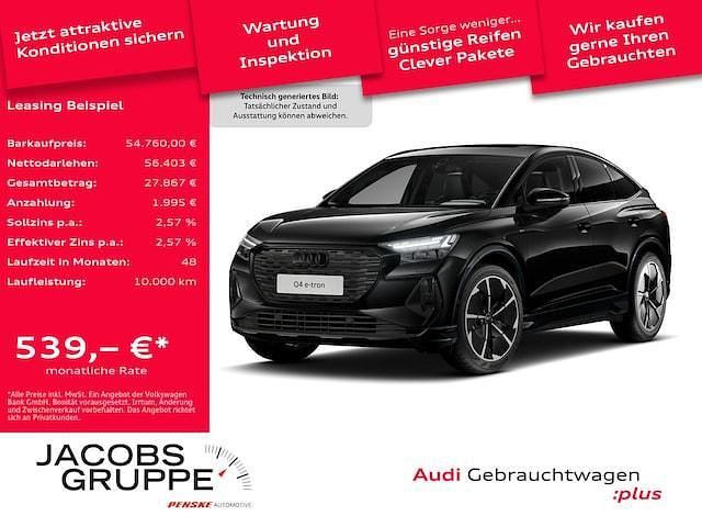 Mythosschwarz metallic Gebraucht 2026 Audi Q4 Sportback e-tron Ambiente SUV | 56.403 € (Teuer) - Bild 1/4