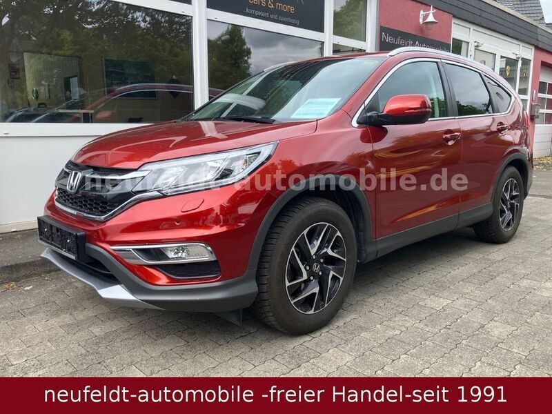 Passion red p. Gebraucht 2018 Honda CR-V Elegance SUV | 17.590 € (Superpreis) - Bild 1/4