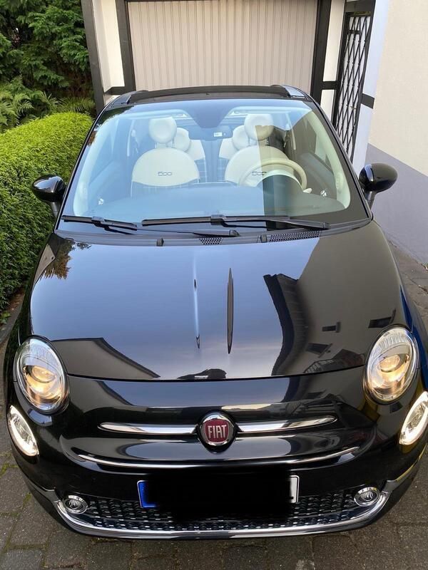 Schwarz Gebraucht 2017 Fiat 500 Cabrio | 10.900 € (Etwas zu teuer) - Bild 1/4
