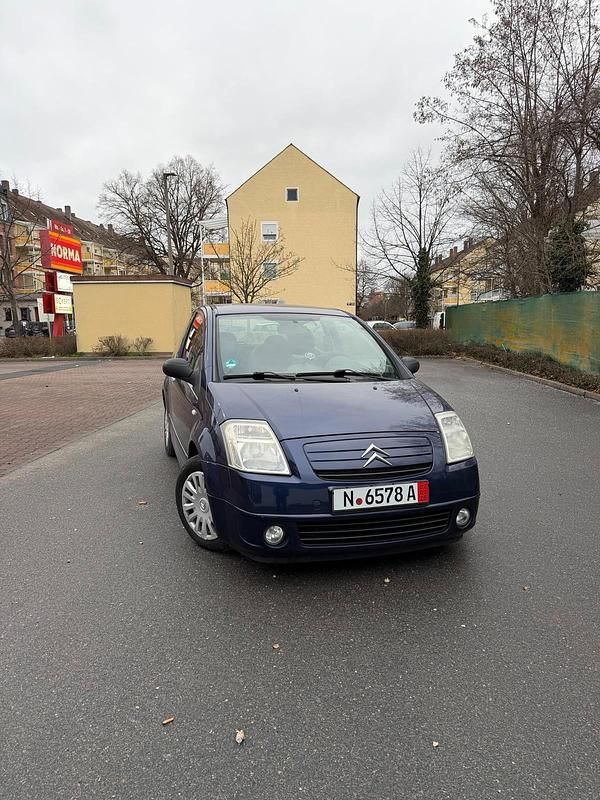 Blau Gebraucht 2007 Citroën C2 Kleinwagen | 650 € (Superpreis) - Bild 1/4
