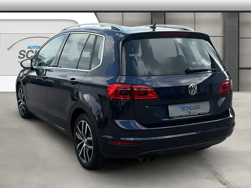 Gebraucht VW Golf Sportsvan Highline 125 PS (91 kW) 2014 Blau Van / Kleinbus