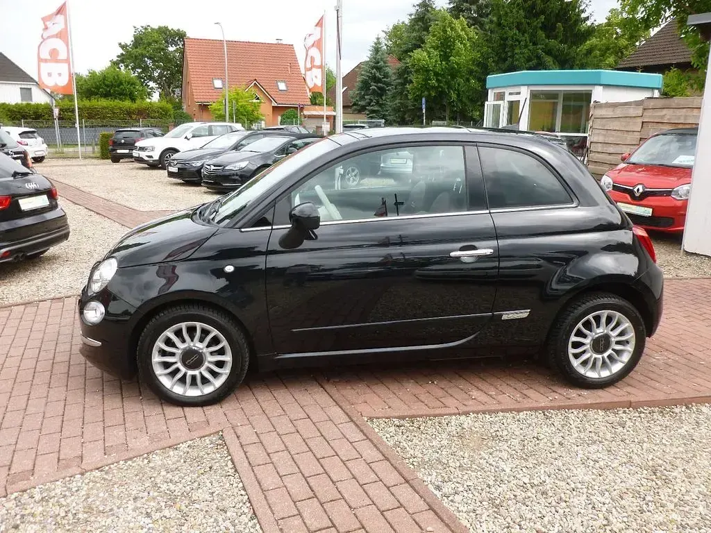Gebraucht Fiat 500 Lounge 69 PS (50 kW) 2019 Schwarz Kleinwagen