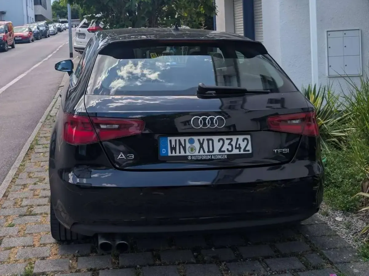 Gebraucht Audi A3 S-Line 125 PS (91 kW) 2013 Schwarz Limousine