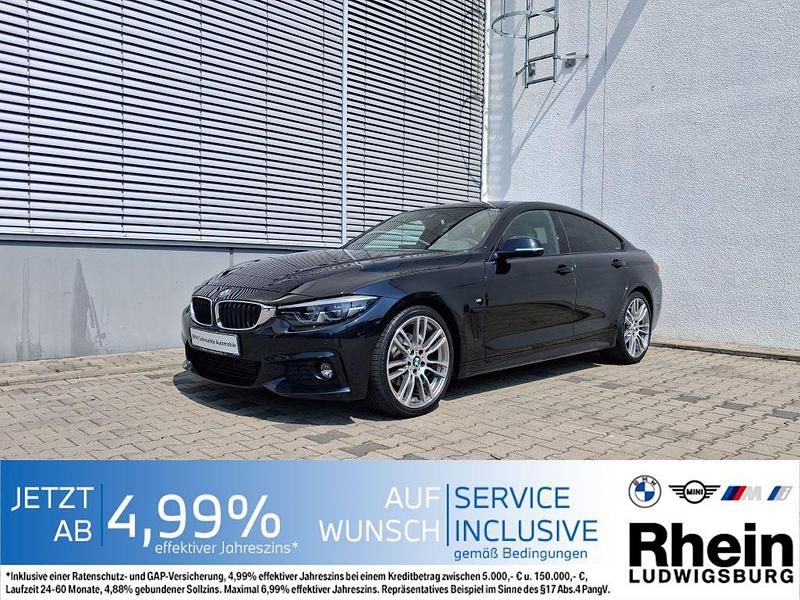 Schwarz Gebraucht 2017 BMW 420 Gran Coupé M Sport Coupé | 25.990 € (Teuer) - Bild 1/4