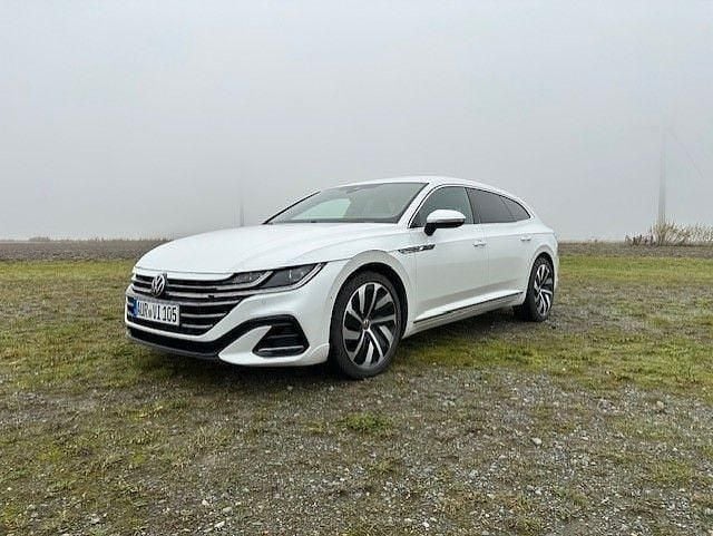 Weiß Gebraucht 2023 VW Arteon R-line Kombi | 43.500 € (Teuer) - Bild 1/4