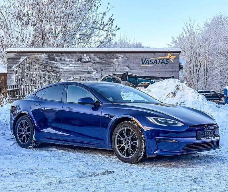 Blau Gebraucht 2021 Tesla Model S Kleinwagen | 36.500 € (Fairer Preis) - Bild 1/4