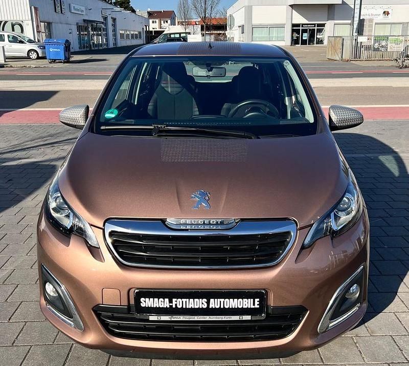 Gebraucht Peugeot 108 Allure 82 PS (60 kW) 2014 Gold Kleinwagen