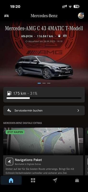 Gebraucht 2020 Mercedes C43 AMG AMG Kombi | 42.980 € (Teuer) - Bild 1/4
