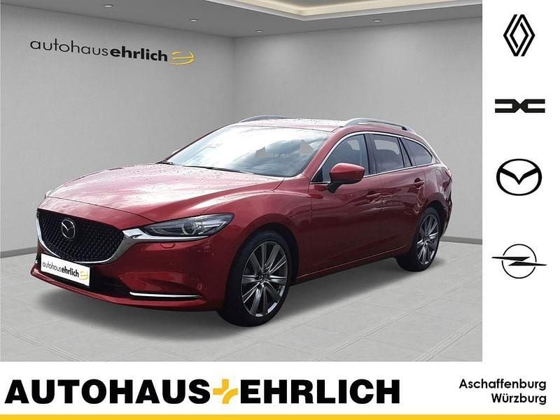 Soul red crystal metallic Gebraucht 2023 Mazda 6 Exclusive-Line Kombi | 31.490 € (Fairer Preis) - Bild 1/4