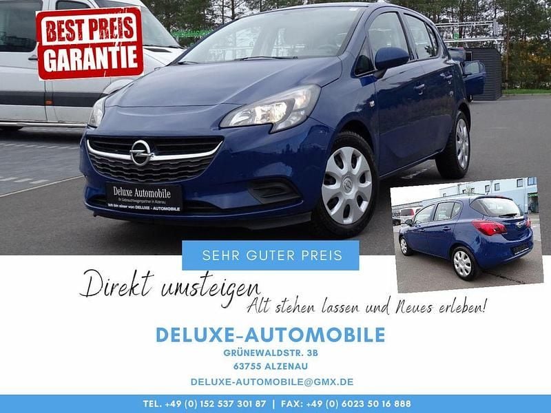 Blau Gebraucht 2018 Opel Corsa Limousine | 4.950 € (Guter Preis) - Bild 1/3