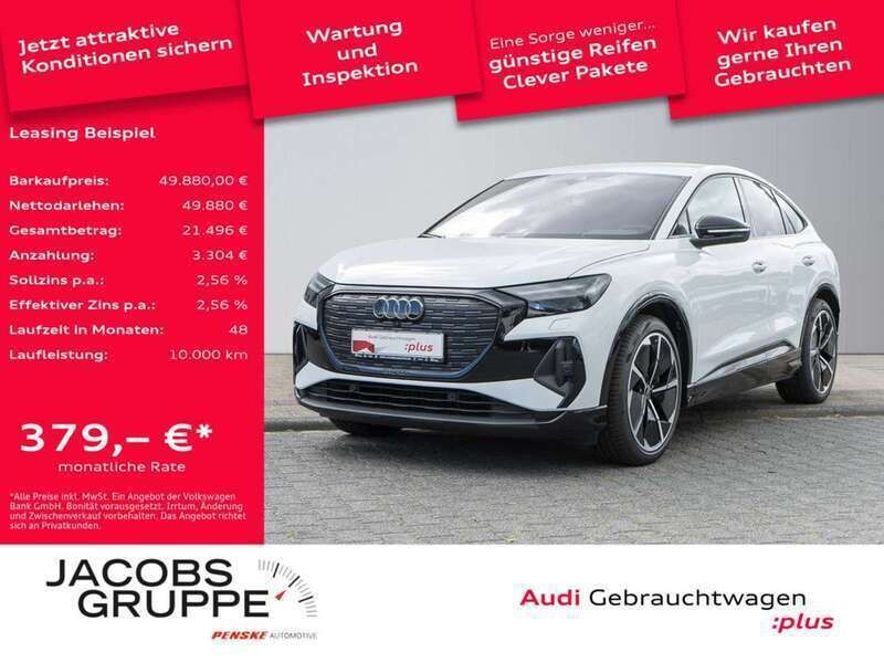 Weiß Gebraucht 2024 Audi Q4 Sportback e-tron Sport SUV | 49.880 € (Superpreis) - Bild 1/1