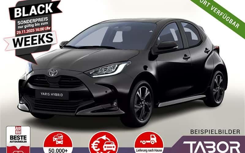 Schwarz Neu 2025 Toyota Yaris Hybrid Limousine | 23.688 € (Guter Preis) - Bild 1/4