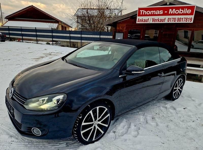 Schwarz Gebraucht 2012 VW Golf Cabriolet Exclusive Cabrio | 7.980 € (Superpreis) - Bild 1/4
